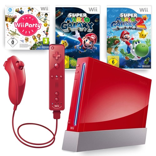 Console nintendo wii rossa - console,