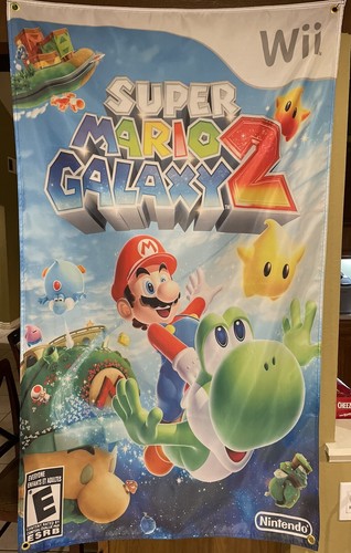 Bandiera super mario galaxy - super,